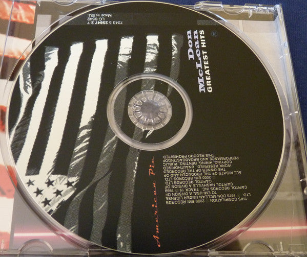 Don McLean : American Pie - The Greatest Hits (CD, Comp, RE)