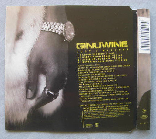 Ginuwine : Just Because (CD, Maxi)