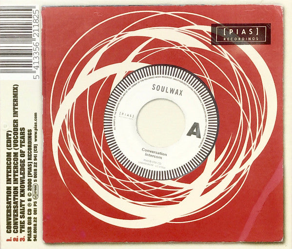 Soulwax : Conversation Intercom (CD, Single)