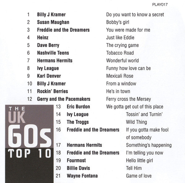 Various : The UK 60s Top 10 (CD, Comp)