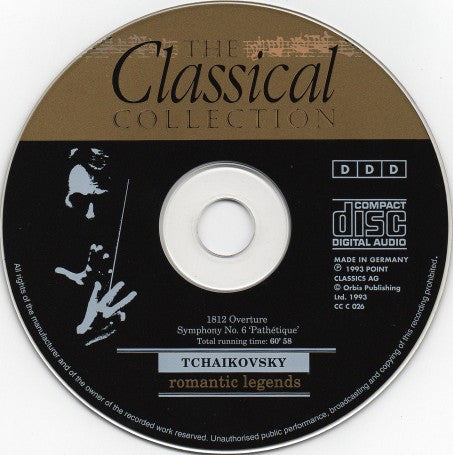 Tchaikovsky* : Romantic Legends (1812 Overture / Symphony No. 6 'Pathétique') (CD, Comp)