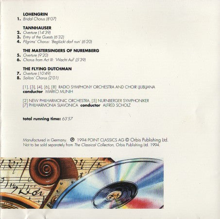Richard Wagner : Operatic Masterpieces (CD, Comp)