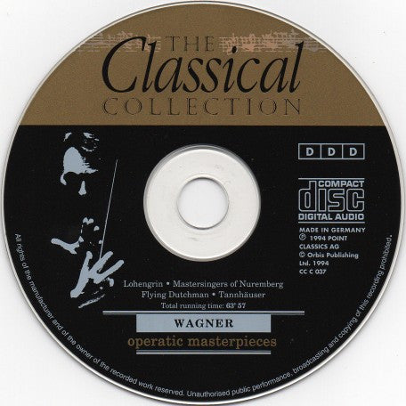 Richard Wagner : Operatic Masterpieces (CD, Comp)