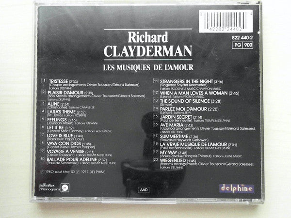 Richard Clayderman : Les Musiques De L'Amour (CD, Album, RE)