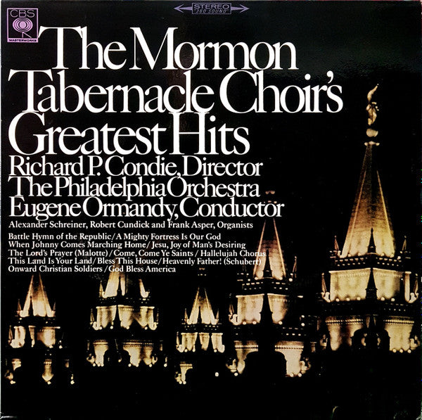 Mormon Tabernacle Choir : The Mormon Tabernacle Choir's Greatest Hits (LP, Comp)