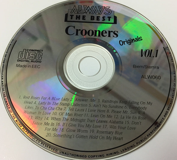 Various : 20 Crooners Originals Vol. 1 (CD, Comp)
