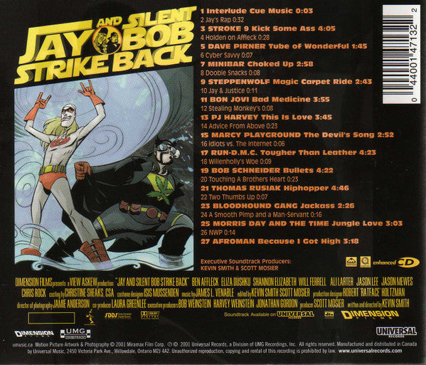 Various : Jay And Silent Bob Strike Back (Music From The Motion Picture) (CD, Comp, Enh)
