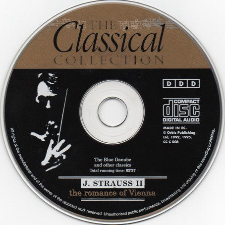 J. Strauss II* : The Romance Of Vienna (CD, Comp, RE)