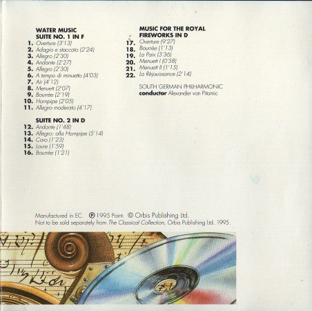 Handel* : Ceremonial Masterpieces (CD, Comp, RE)