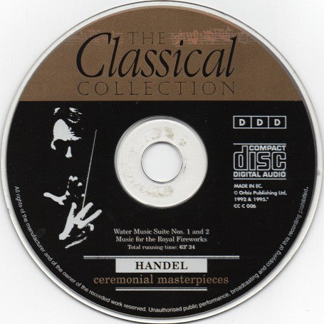 Handel* : Ceremonial Masterpieces (CD, Comp, RE)