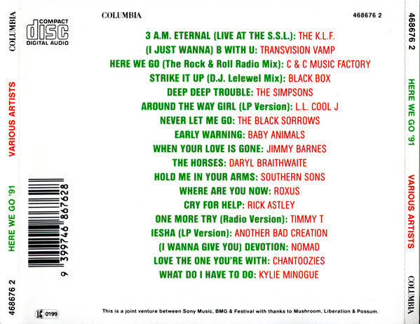 Various : Here We Go '91 (CD, Comp)