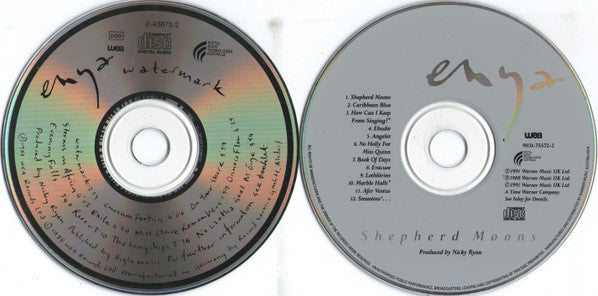 Enya : Watermark & Shepherd Moons (CD, Album, RE + CD, Album, RE + Comp)