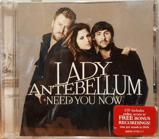 Lady Antebellum : Need You Now (CD, Album)