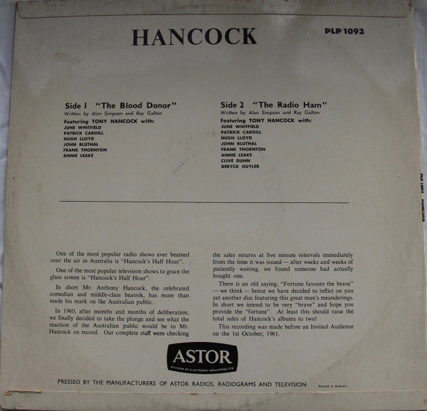 Hancock* : Hancock Vol. 2 (LP, Album)