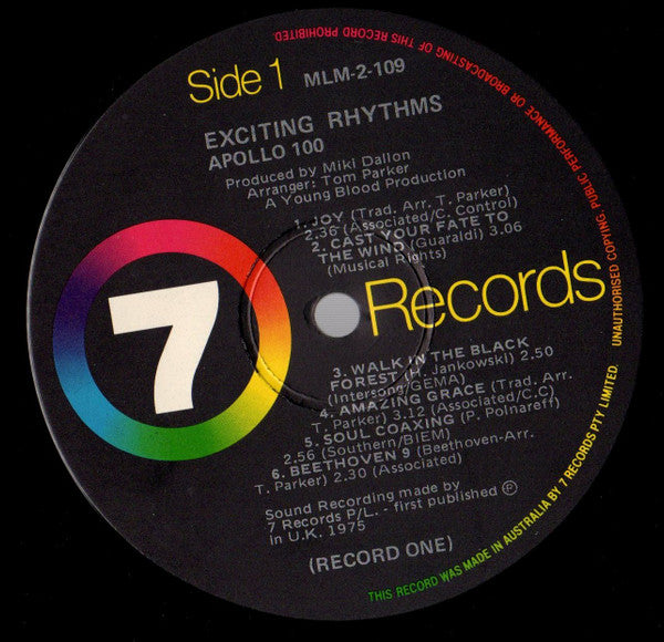Apollo 100 : The Exciting Rhythms Of Apollo 100 (2xLP, Comp, RE)