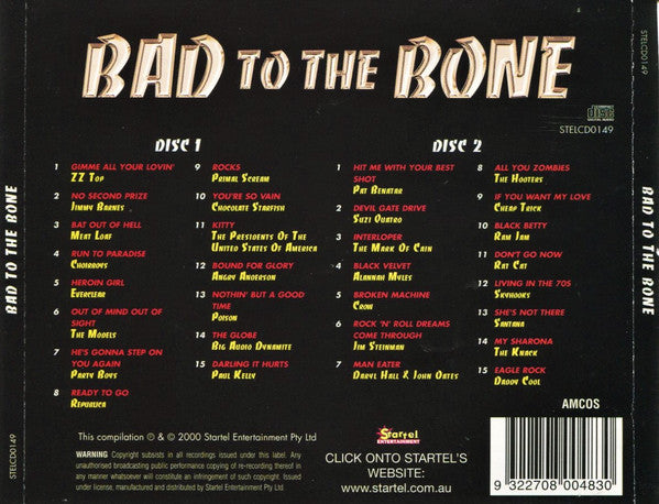 Various : Bad To The Bone (2xCD, Comp)