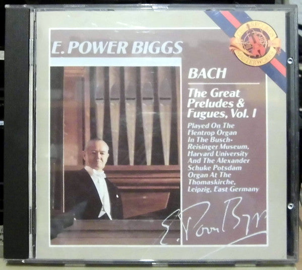 Bach* - E. Power Biggs : The Great Preludes & Fugues, Vol. 1 (CD, Comp)