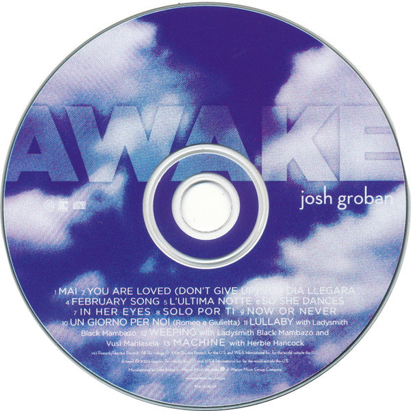 Josh Groban : Awake (CD, Album, SM )