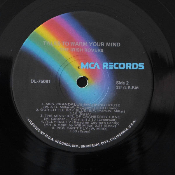 The Irish Rovers : Tales To Warm Your Mind (LP, Album, RE)