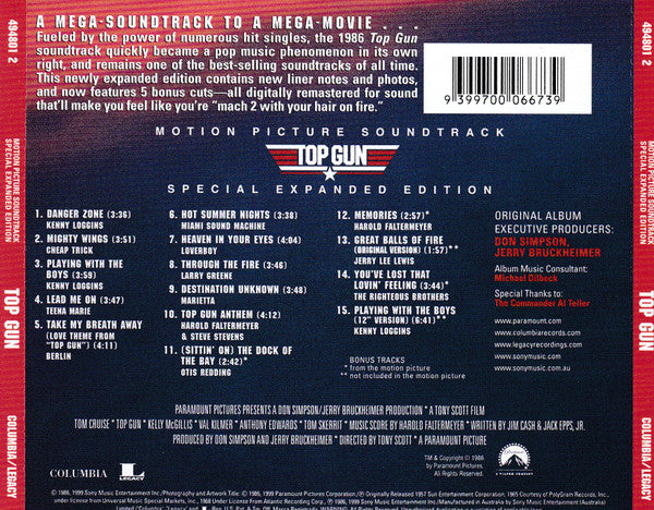 Various : Top Gun (Special Expanded Edition) (CD, Album, RE, RM, S/Edition)