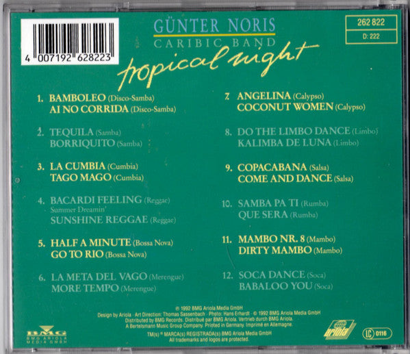 Günter Noris Caribic Band : Tropical Night (CD)
