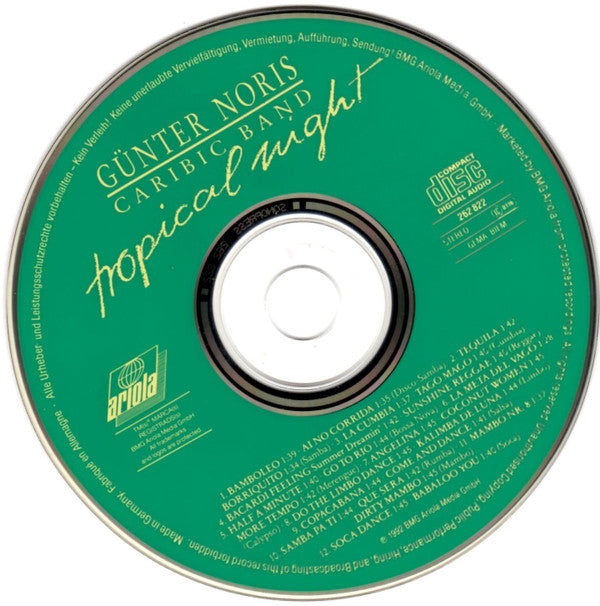 Günter Noris Caribic Band : Tropical Night (CD)