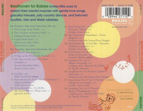 Ludwig van Beethoven : Beethoven For Babies: Brain Training For Little Ones (CD, Album, Comp)