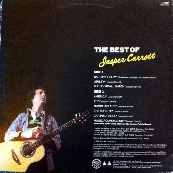 Jasper Carrott : The Best Of Jasper Carrott (LP, Comp)