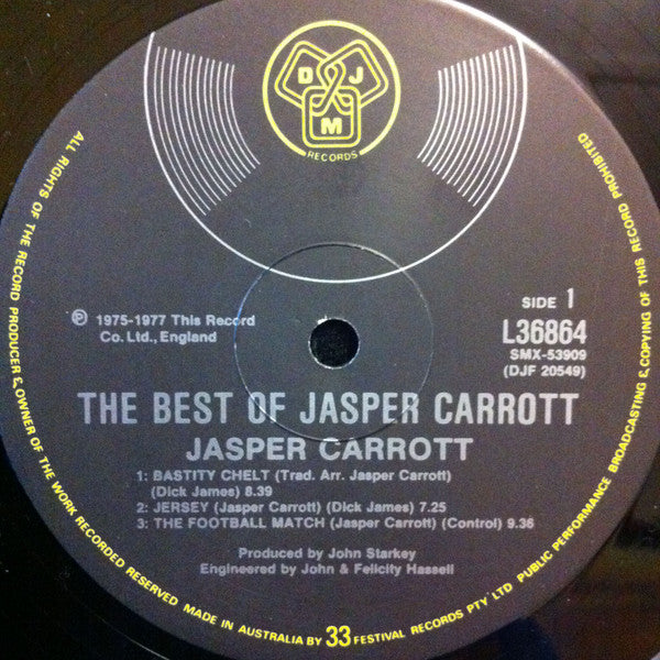 Jasper Carrott : The Best Of Jasper Carrott (LP, Comp)