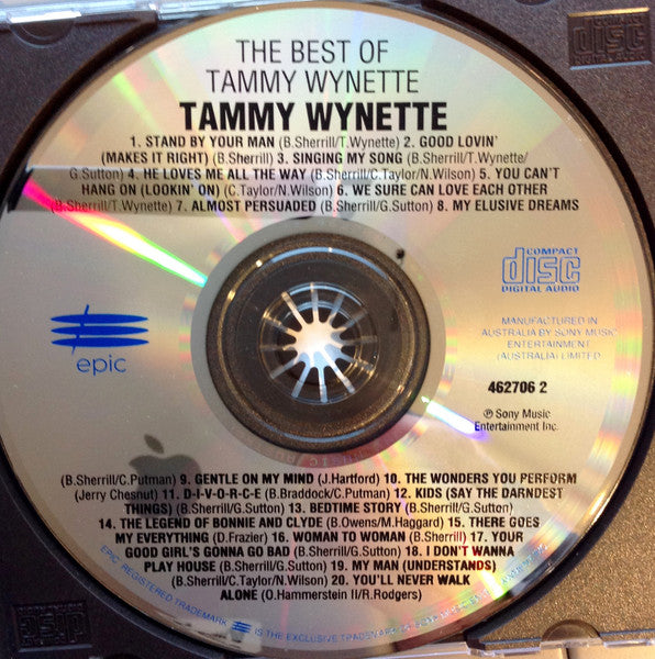 Tammy Wynette : The Best Of Tammy Wynette (CD, Comp)