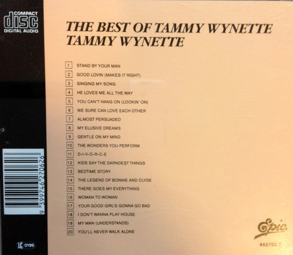 Tammy Wynette : The Best Of Tammy Wynette (CD, Comp)