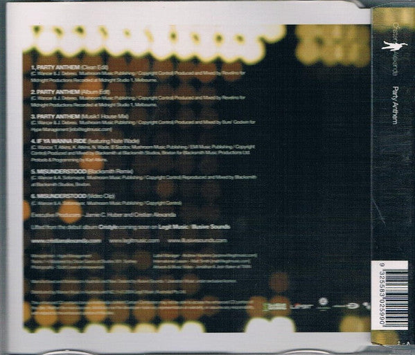 Cristian Alexanda : Party Anthem (CD, Single, Enh)