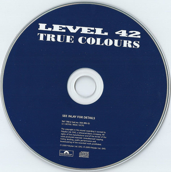 Level 42 : True Colours / World Machine (CD, Album, RM + CD, Album, RM + Comp, RE)