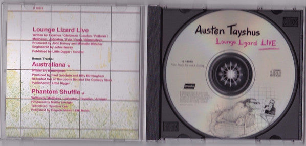 Austen Tayshus : Lounge Lizard Live (CD, Album, RE)