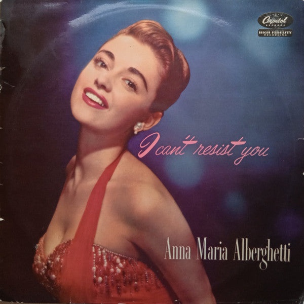 Anna Maria Alberghetti : I Can't Resist You (LP, Album, Mono)