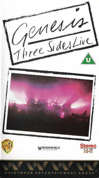 Genesis : Three Sides Live (VHS, PAL)
