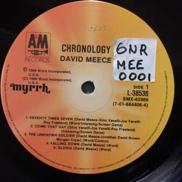 David Meece : Chronology (LP, Comp)