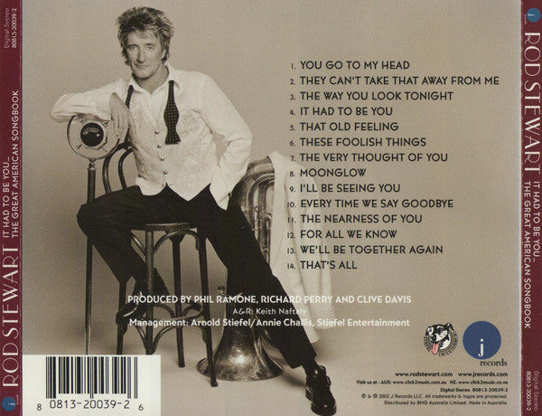 Rod Stewart : It Had To Be You... The Great American Songbook (CD, Album)