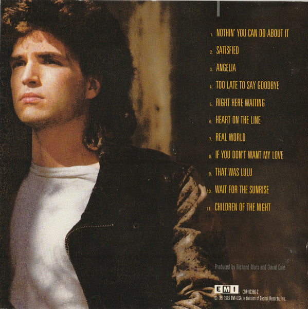 Richard Marx : Repeat Offender (CD, Album)
