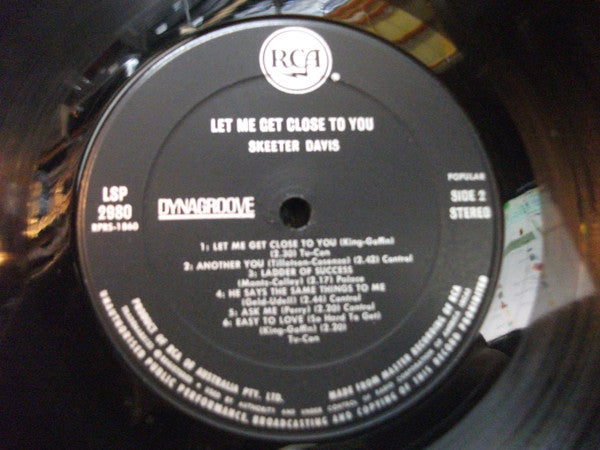 Skeeter Davis : Let Me Get Close To You (LP, Dyn)