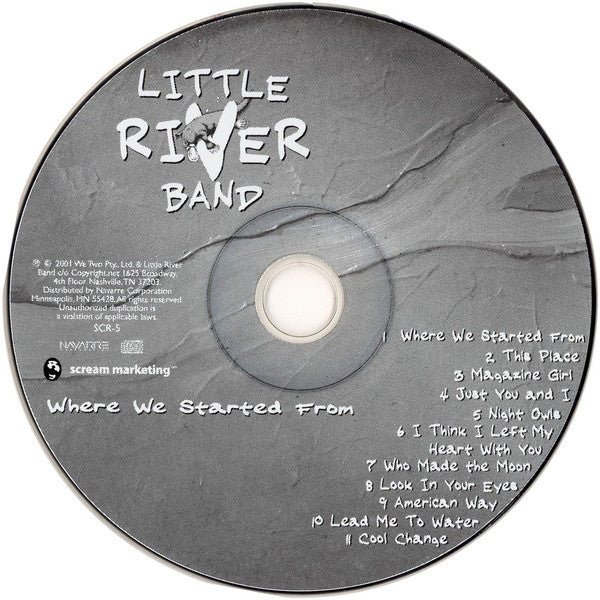 Little River Band : Where We Started From  (CD, Album)
