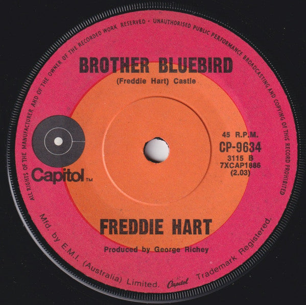 Freddie Hart : Easy Loving (7", Single)
