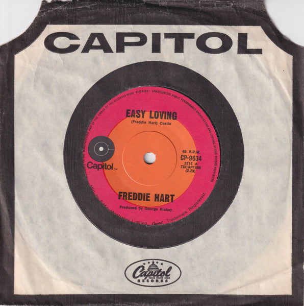 Freddie Hart : Easy Loving (7", Single)