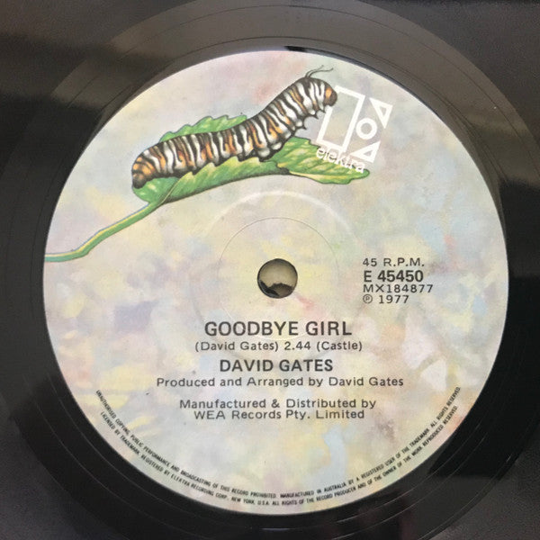 David Gates : Goodbye Girl / Sunday Rider (7", Single)