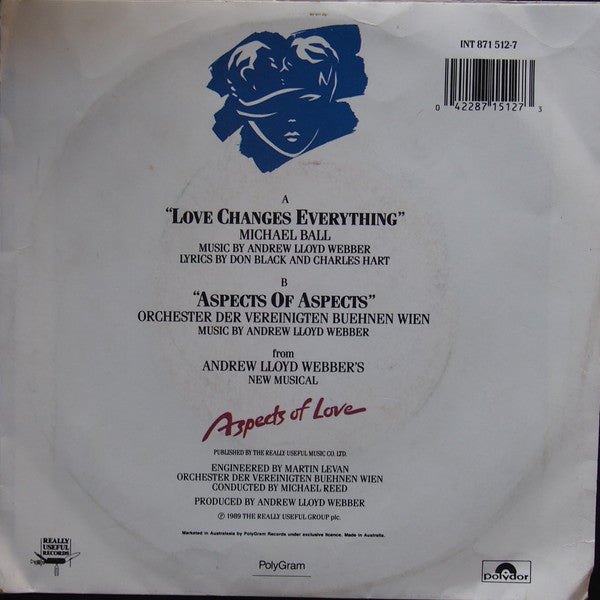 Michael Ball : Love Changes Everything (7", Single)
