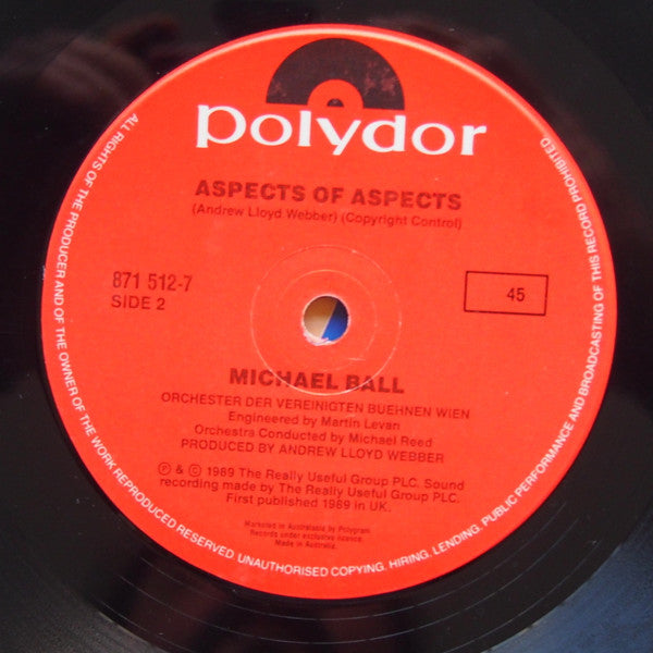 Michael Ball : Love Changes Everything (7", Single)
