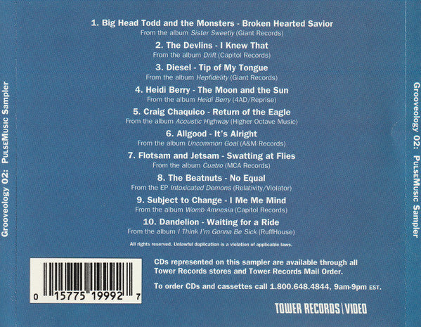Various : Grooveology 02: PulseMusic Sampler (CD, Smplr)