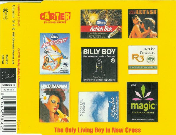 Carter The Unstoppable Sex Machine : The Only Living Boy In New Cross (CD, Single)