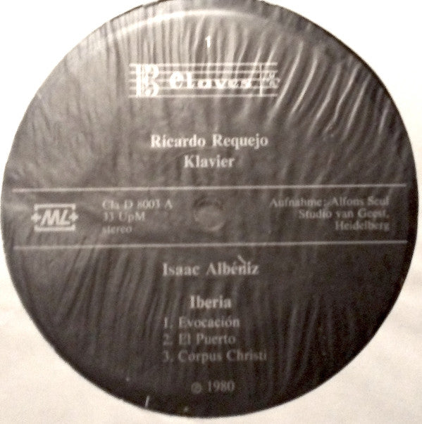Isaac Albéniz - Ricardo Requejo : Iberia (2xLP, Album, Gat)