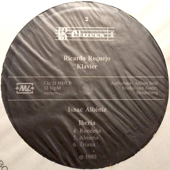 Isaac Albéniz - Ricardo Requejo : Iberia (2xLP, Album, Gat)